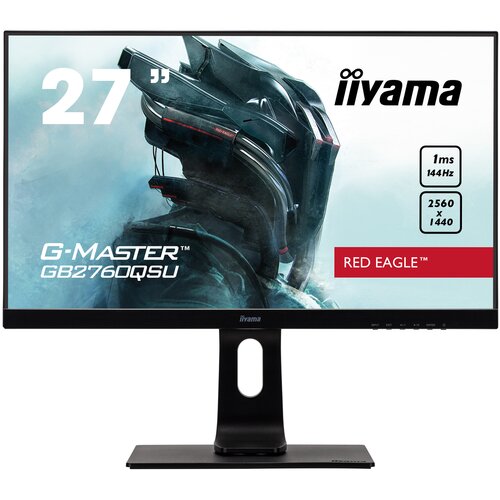Monitor IIYAMA G-Master GB2760QSU-B1 27" 2560x1440px 144Hz 1 ms
