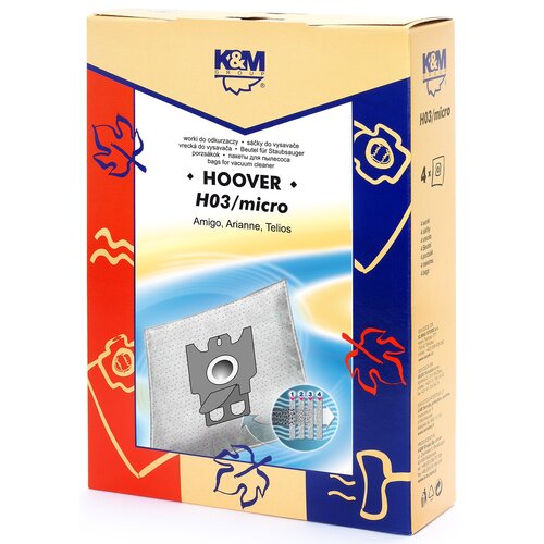 Worek do odkurzacza K&M H03 Micro (4 sztuki)