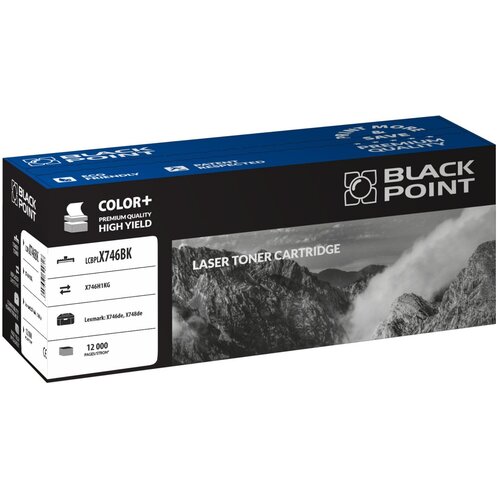 Toner BLACK POINT LCBPLX746BK Czarny