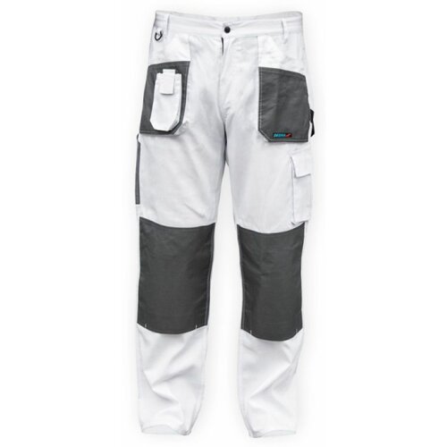 Spodnie robocze DEDRA BH4SP-S Biały (rozmiar S/48)