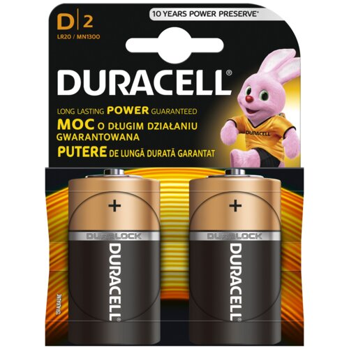 Baterie D LR20 DURACELL Basic (2 szt.)