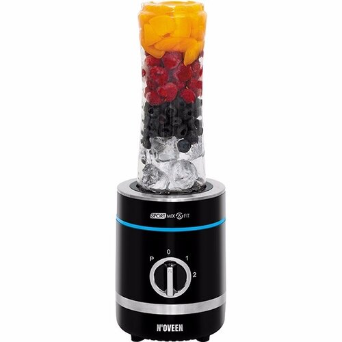 Blender kielichowy NOVEEN Sport Mix & Fit SB1000 X-line (Sportowy) + 2 bidony w komplecie