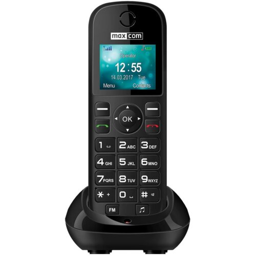 Telefon MAXCOM MM35D Czarny