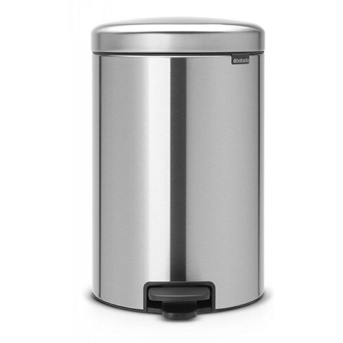 Kosz na śmieci z pedałem BRABANTIA 111907 NewIcon uszczelka przeciwzapachowa 20L Stal matowa