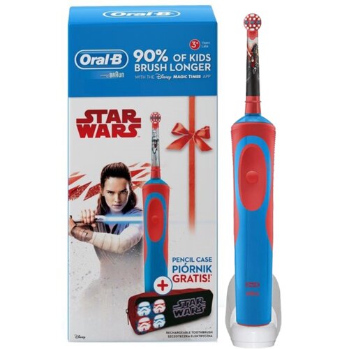 Szczoteczka rotacyjna ORAL-B Kids D12 Star Wars + Piórnik