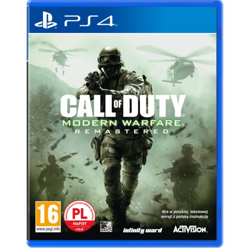 Call Of Duty: Modern Warfare Remastered Gra PS4 (Kompatybilna z PS5)