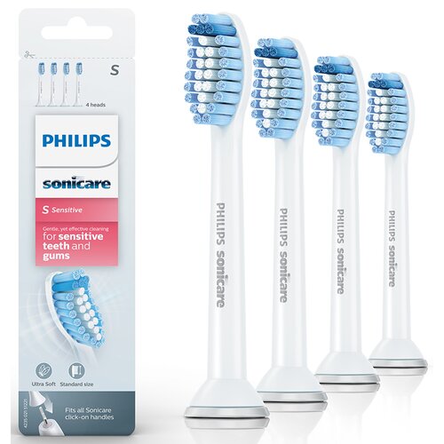 Końcówka szczoteczki PHILIPS Sonicare Sensitive HX6054/07 (4 sztuki)