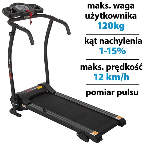 Bieżnia elektryczna ENERO FIT W300 1250W 12km/h