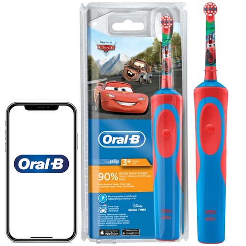 Szczoteczka rotacyjna ORAL-B Kids D12 Cars