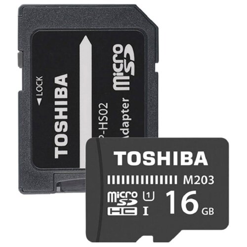 Karta pamięci TOSHIBA MicroSD 16GB M203 UHS-I U1