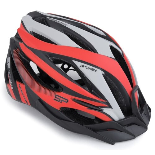 Kask rowerowy SPOKEY Spectro Czerwony (rozmiar 55-58)