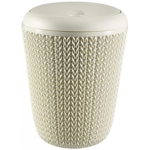 Kosz na śmieci CURVER 235057 Knit 7L Kremowy