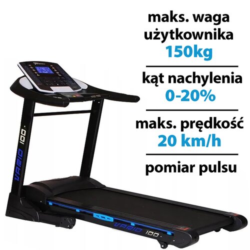 Bieżnia elektryczna HERTZ FITNESS Vario 100