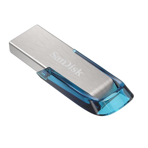 Pendrive SANDISK SDCZ73-128G-G46B Ultra Flair 128GB, USB 3.2 Gen. 1 (USB 3.0), Odczyt 150 Mb/s, Zapis 30 Mb/s Niebieski