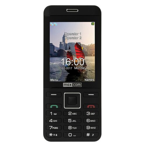 Telefon MAXCOM Classic MM236 Czarno-srebrny