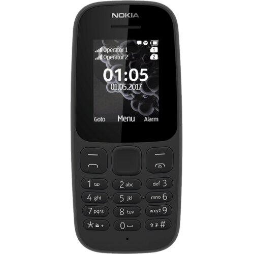 Telefon NOKIA 105 2017 Dual SIM Czarny