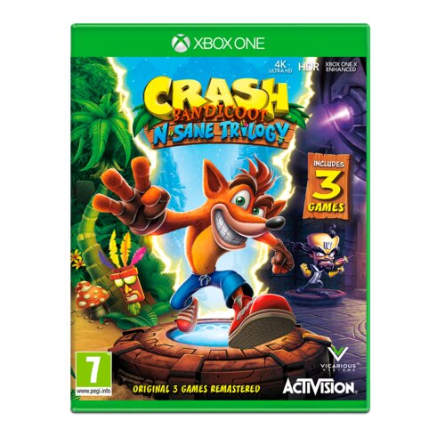 Crash Bandicoot N. Sane Trilogy Gra XBOX ONE (Kompatybilna z Xbox Series X)