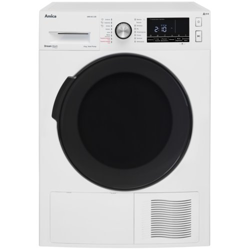 Pralka AMICA DAW7123DCB + Suszarka AMICA AWD82LCB + Łącznik AMICA DSK150