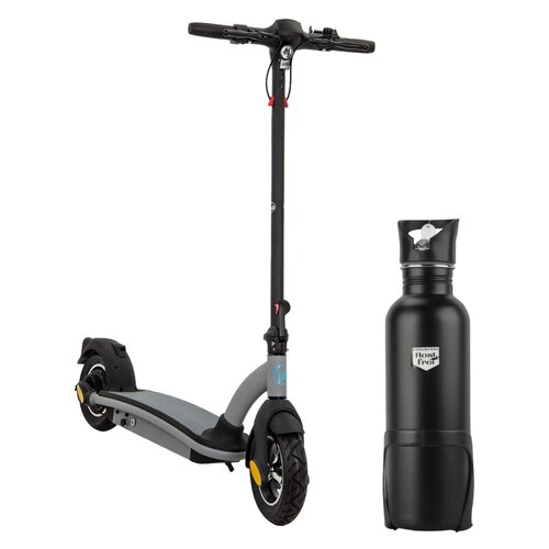 Hulajnoga elektryczna PB DES02 25km 500W 9.4" Czarno-srebrny + Bidon termiczny FISCHER z uchwytem 86057 750 ml