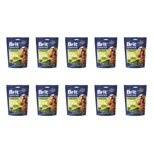 Przysmak dla psa BRIT Snacks Dental Stick Kolagen i Spirulina M 10 x 180 g