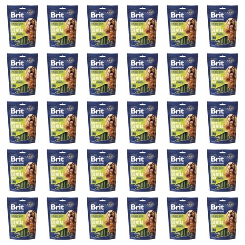 Przysmak dla psa BRIT Snacks Dental Stick Kolagen i Spirulina M 30 x 180 g