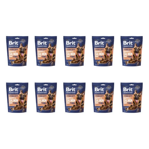 Przysmak dla psa BRIT Premium By Nature Happy Snacks Łosoś z koperkiem 10 x 180 g