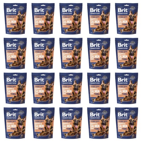 Przysmak dla psa BRIT Premium By Nature Happy Snacks Łosoś z koperkiem 20 x 180 g