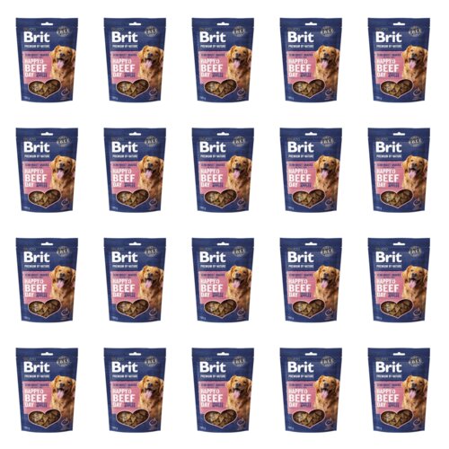 Przysmak dla psa BRIT Premium Snacks Wołowina z jabłkiem 20 x 180 g
