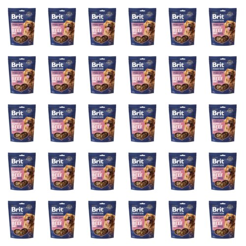 Przysmak dla psa BRIT Premium Snacks Wołowina z jabłkiem 30 x 180 g