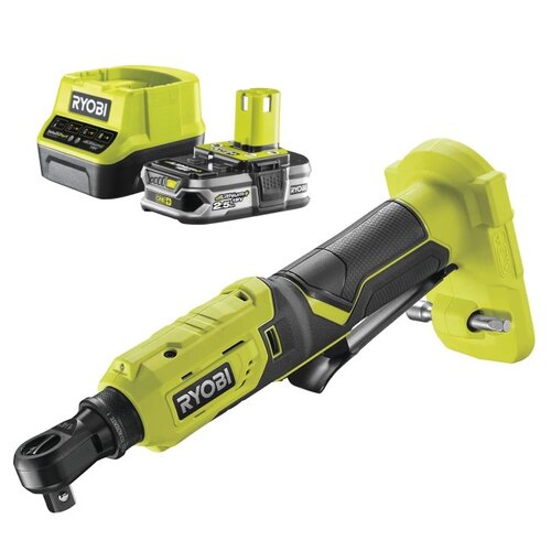 Klucz RYOBI R18RW2-0 + Akumulator RYOBI RC18120-125 2.5Ah 18V + Ładowarka