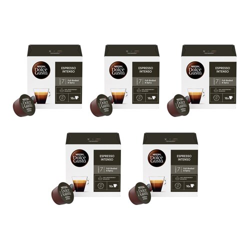 Kapsułki NESCAFE Espresso Intenso do ekspresu Nescafe Dolce Gusto (80 szt.)