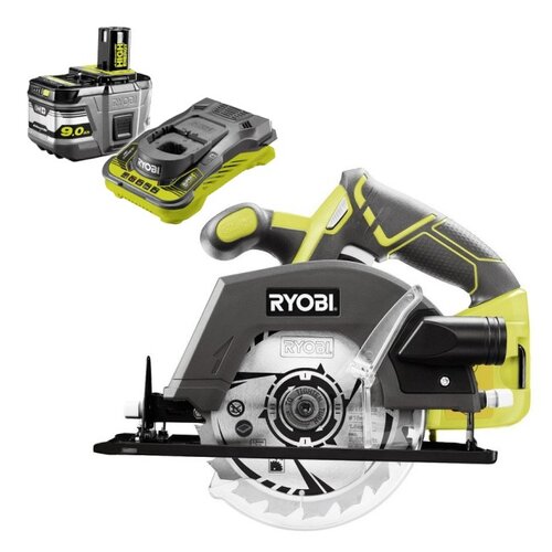Pilarka tarczowa RYOBI R18CSP-0 + Akumulator RYOBI RC18150-190 9.0Ah 18V + Ładowarka
