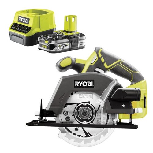 Pilarka tarczowa RYOBI R18CSP-0 + Akumulator RYOBI RC18120-125 2.5Ah 18V + Ładowarka