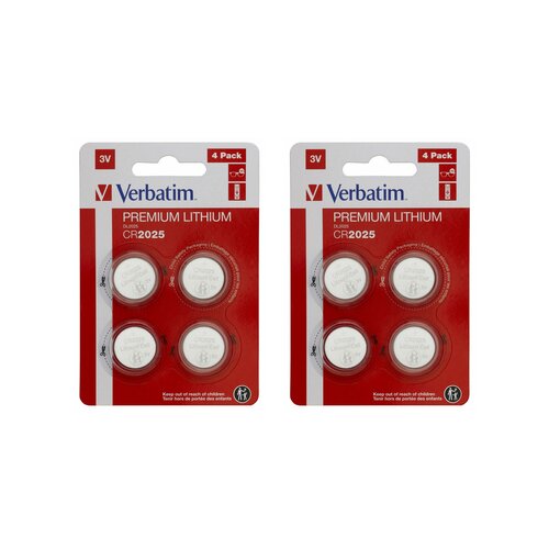 Baterie VERBATIM CR2025 (8 szt.)