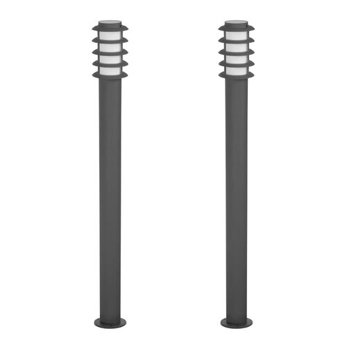 Lampa ogrodowa GOLDLUX Serena 100cm Szary 2 szt.