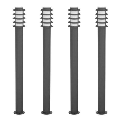 Lampa ogrodowa GOLDLUX Serena 100cm Szary 4 szt.