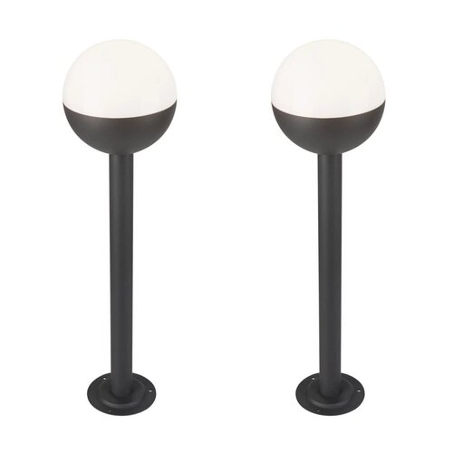 Lampa ogrodowa GOLDLUX Ulsa 311641 Czarny 2 szt.