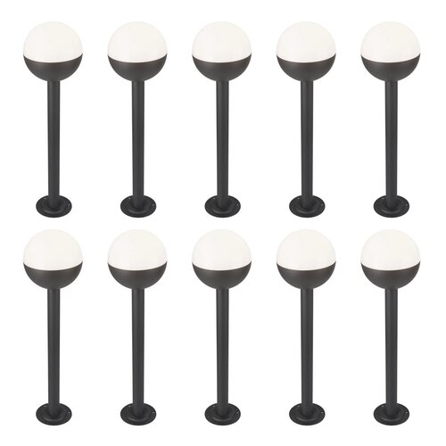 Lampa ogrodowa GOLDLUX Ulsa 311641 Czarny 10 szt.