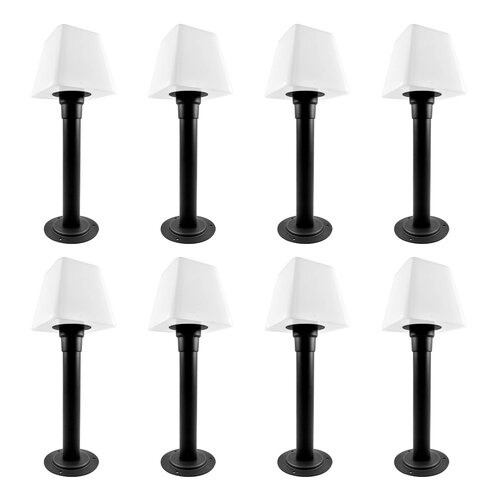 Lampa ogrodowa GOLDLUX Giza 312273 Czarny 8 szt.