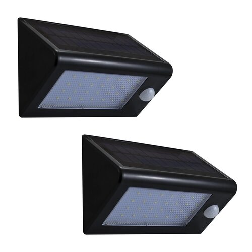 Naświetlacz solarny GOLDLUX LED BOX z czujnikiem PIR zmierzchowo-ruchowym 2 szt.
