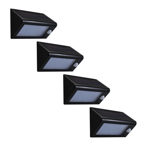 Naświetlacz solarny GOLDLUX LED BOX z czujnikiem PIR zmierzchowo-ruchowym 4 szt.
