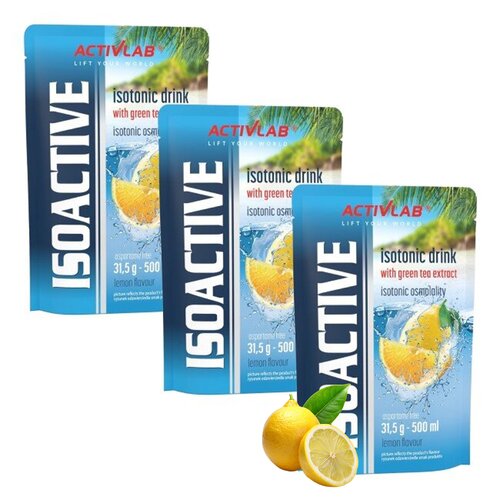 Izotonik ACTIVLAB Isoactive Cytryna (3 x 31.5 g)