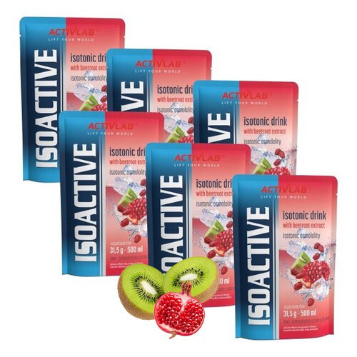 Izotonik ACTIVLAB Isoactive Kiwi-Granat (6 x 31.5 g)