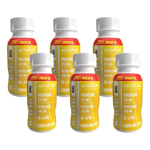 Kompleks witamin i minerałów ACTIVLAB K-Mag B6 Shot (6 x 100 ml)