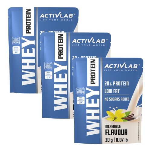 Odżywka białkowa ACTIVLAB Whey Protein WPC 85 Waniliowy (3 x 30 g)