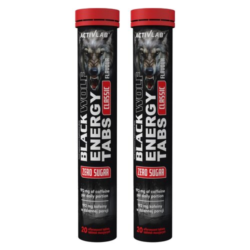Przedtreningówka ACTIVLAB Black Wolf Energy Tabs (40 tabletek)