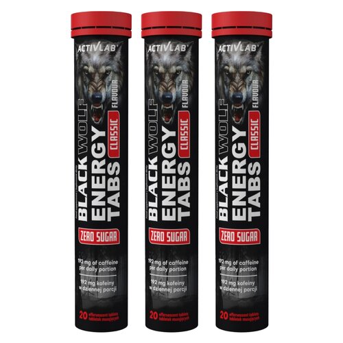 Przedtreningówka ACTIVLAB Black Wolf Energy Tabs (60 tabletek)