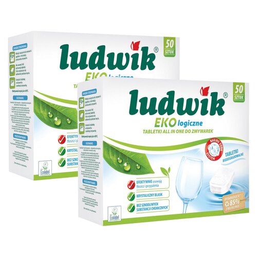 Tabletki do zmywarki LUDWIK All In One Ekologiczne - 100 szt.