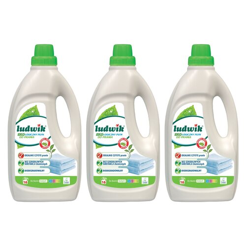Płyn do prania LUDWIK EKOlogiczny 3 x 1000 ml