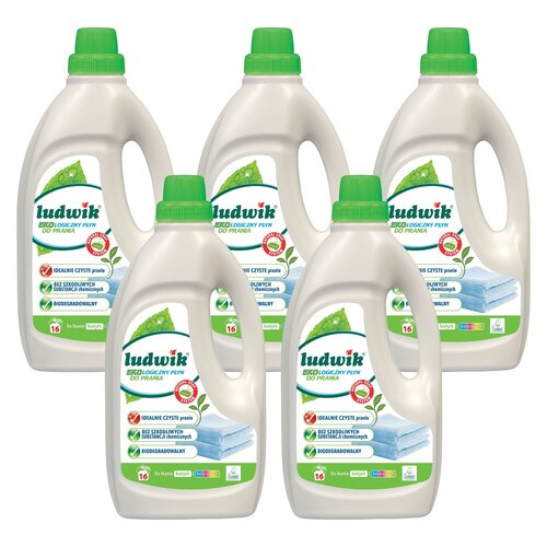 Płyn do prania LUDWIK EKOlogiczny 5 x 1000 ml